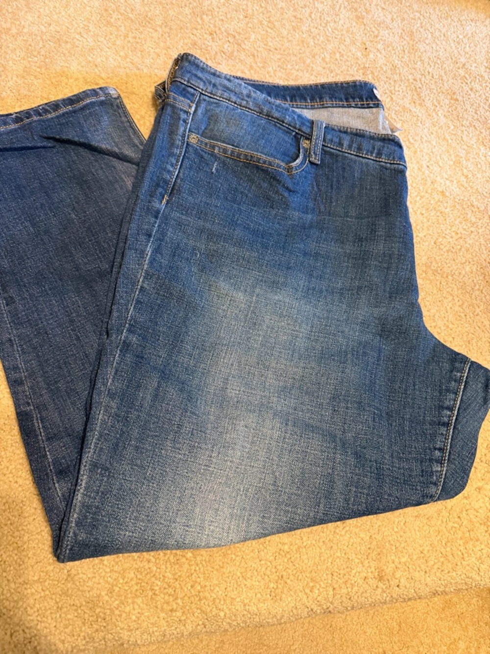 GAP Women's Blue Cropped Ankle Jeans